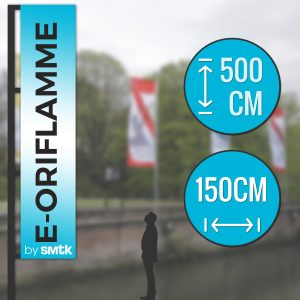Drapeau bannière personnalisé 500x150 en Savoie (73)