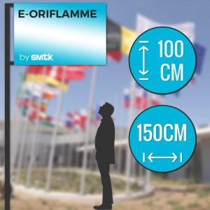 drapeau pavillon personnalisable 100x150