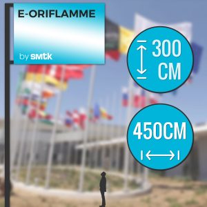 drapeau pavillon personnalisable 300x450